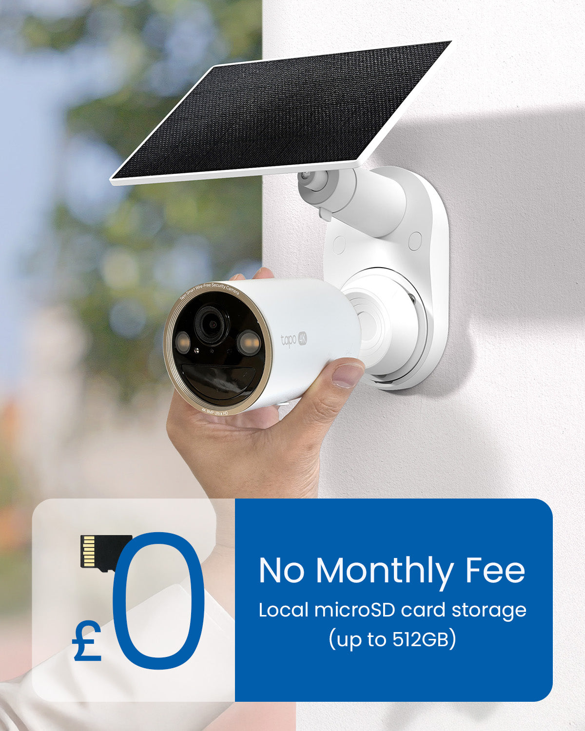Tapo C460 KIT Solar-Powered 4K Security Camera + Magnetic Base