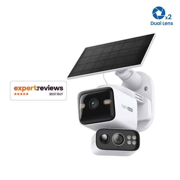 Tapo C645D KIT Solar-Powered Dual-Lens Pan/Tilt Security Camera Kit