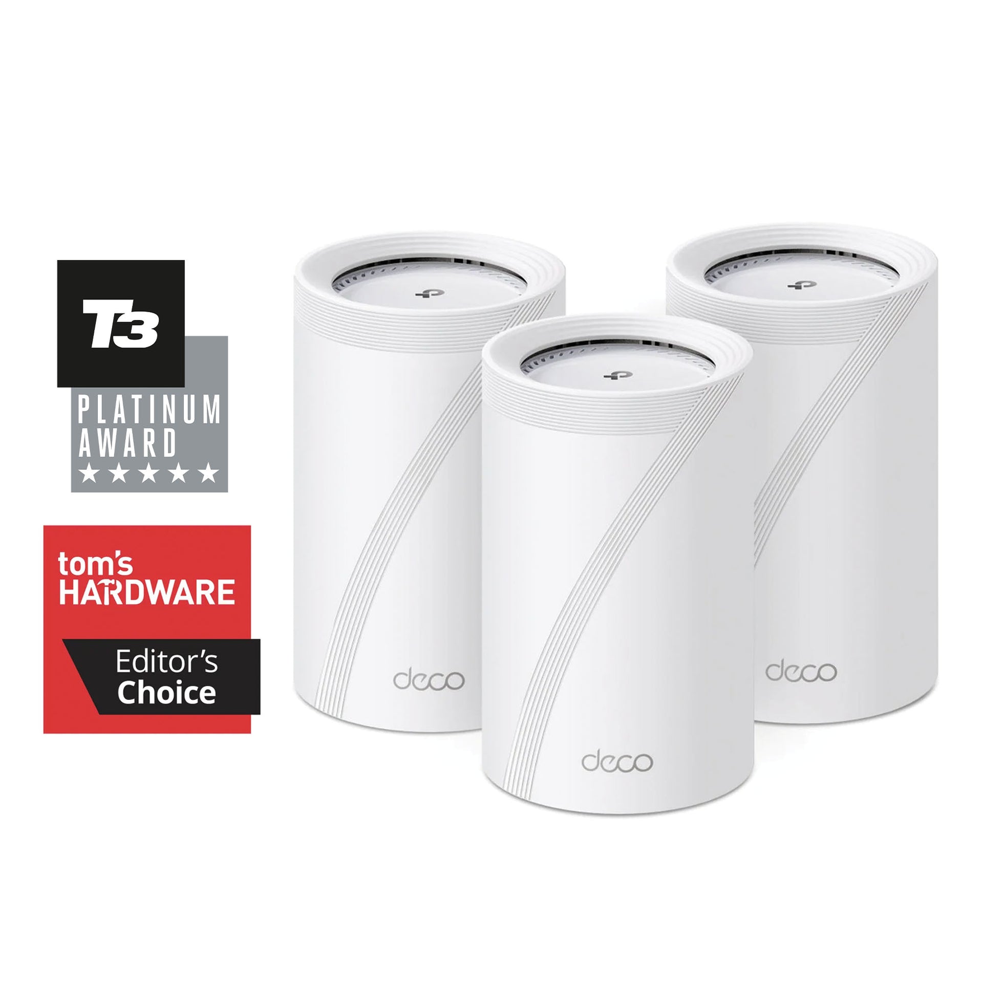 Deco BE68 BE14000 Tri Band Whole Home Mesh Wi Fi 7 System 3 packs