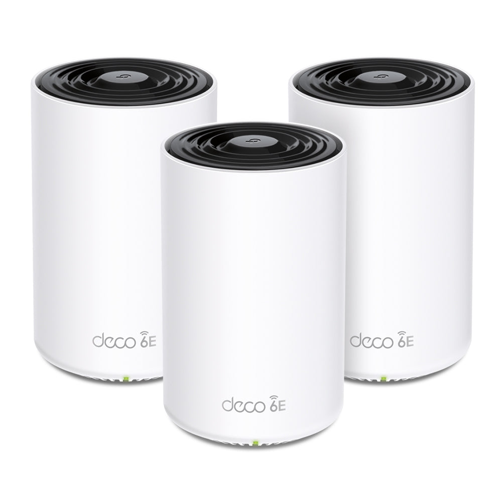 Deco XE75 Pro AXE5400 Tri Band Mesh Wi Fi 6E System 3 pack