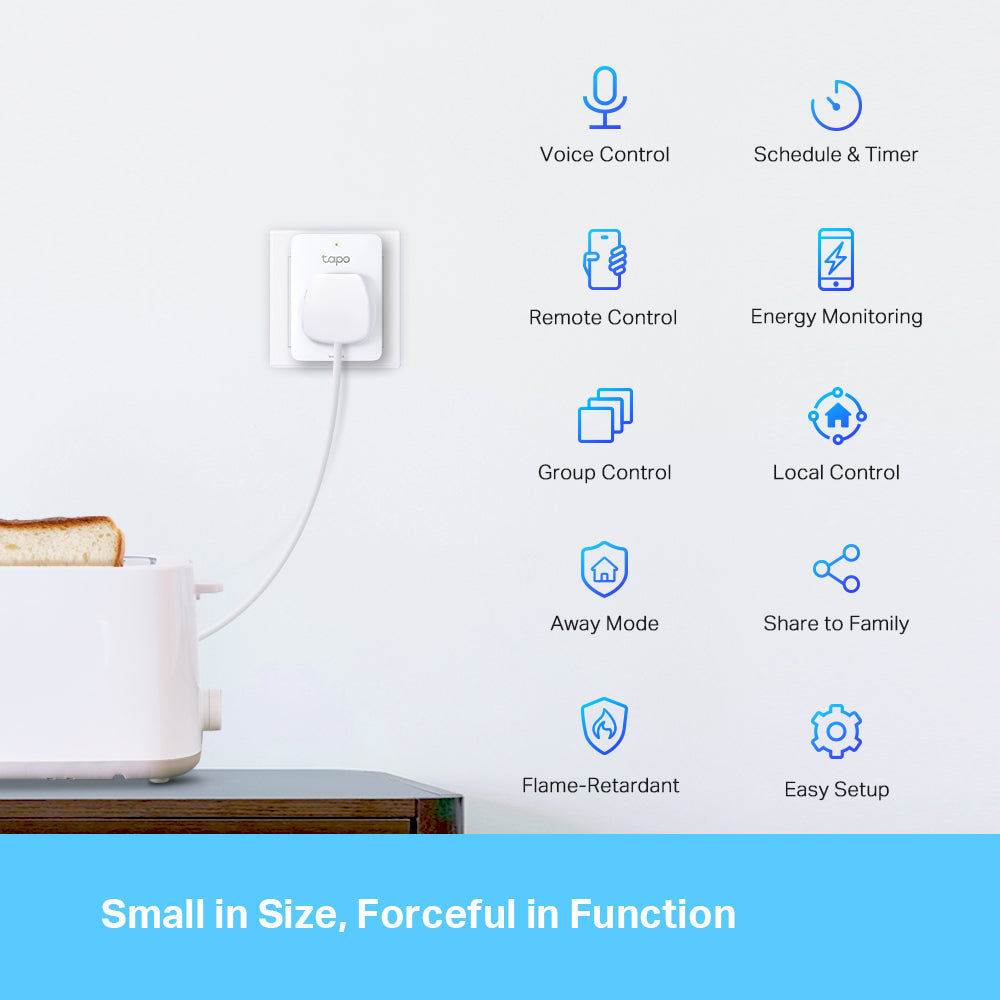 Energy Monitoring Wi-Fi Plug, Tapo P110 3-pack