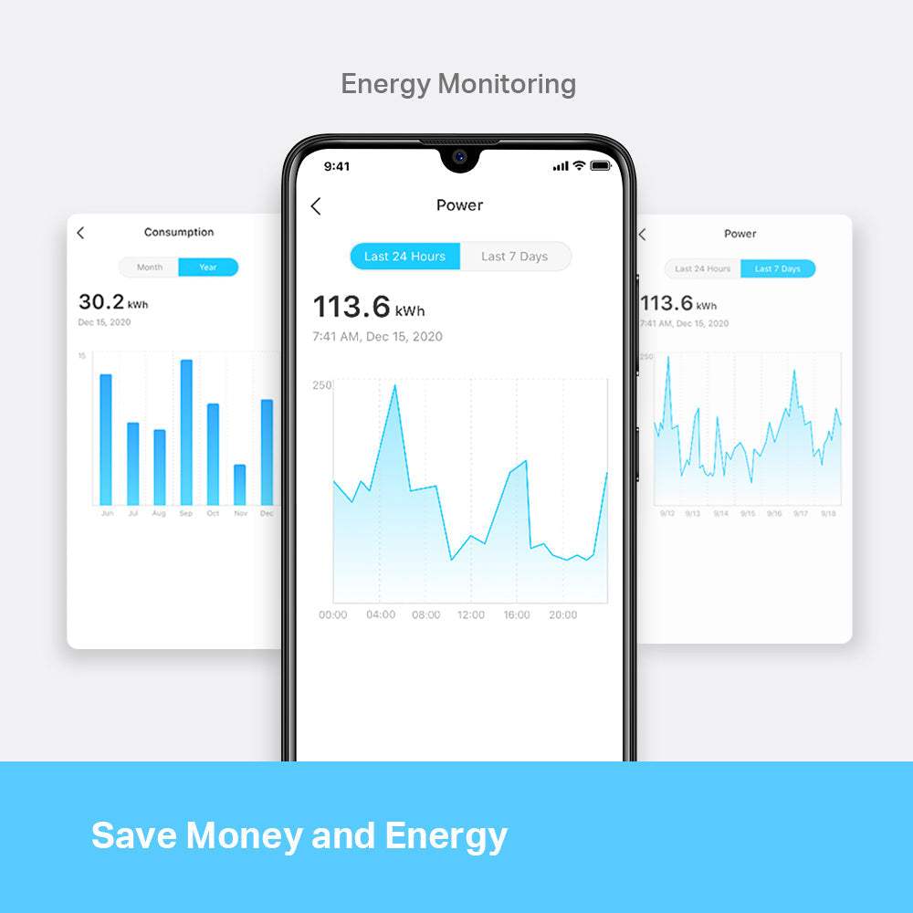 [Hot!]Tapo Smart Plug, Energy Monitoring (Tapo P110 Triple Pack)