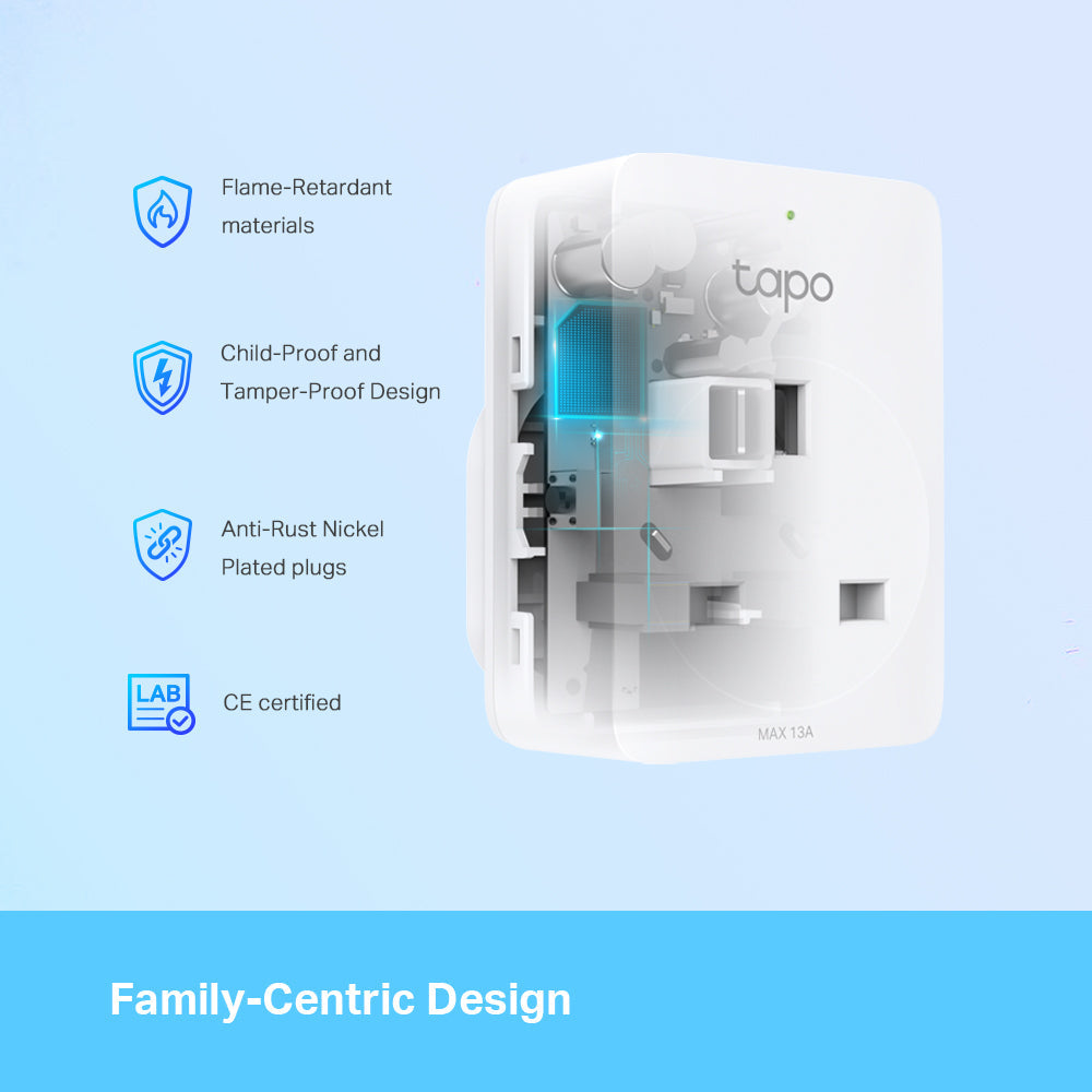 Energy Monitoring Wi-Fi Plug, Tapo P110 3-pack