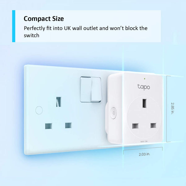 Mini Smart Wi-Fi Plug, Tapo P100 4-pack