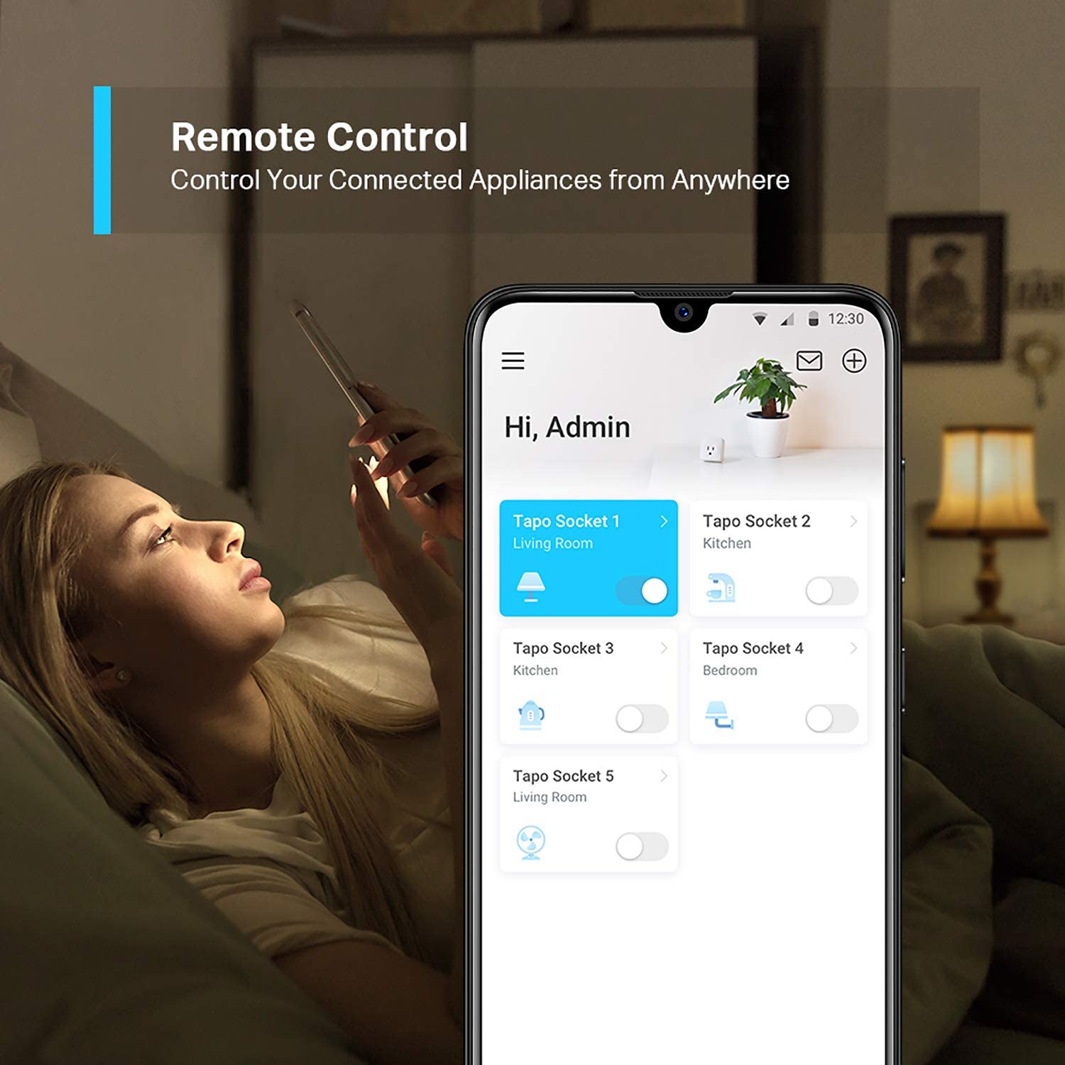 Mini Smart Wi-Fi Plug, Tapo P100