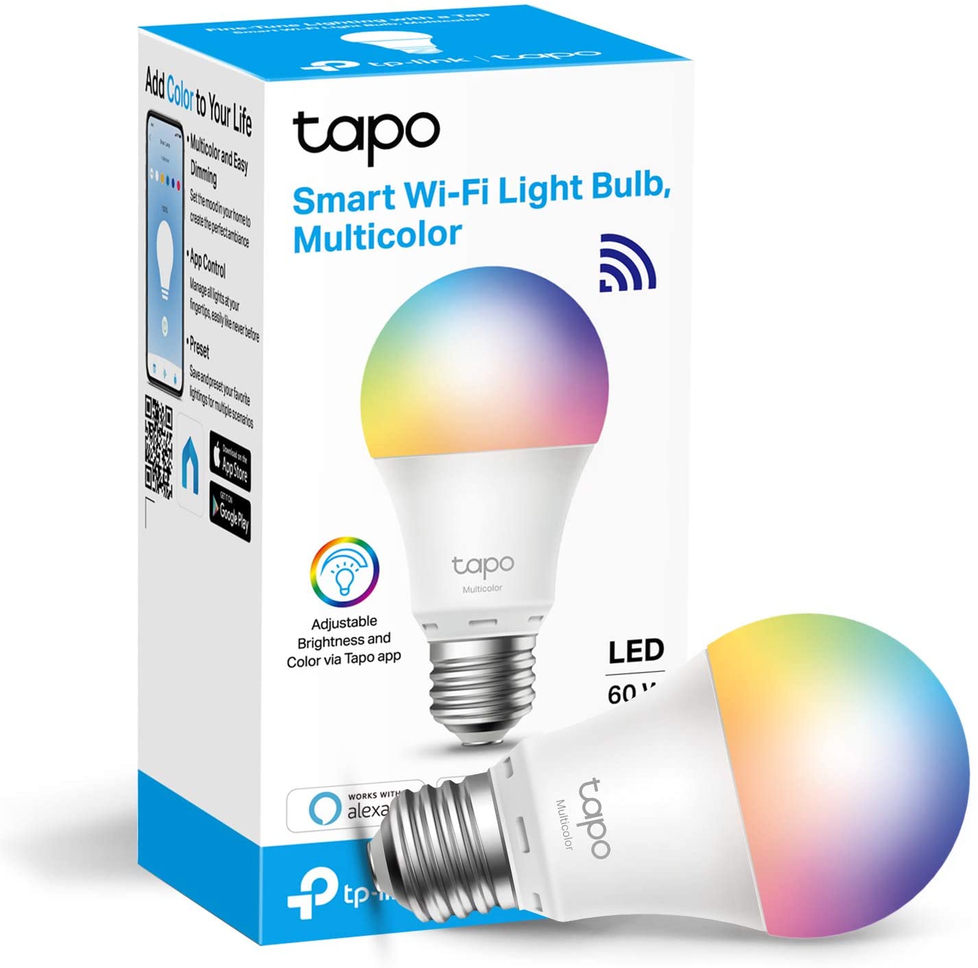 Smart Bulb E27 Multicolour, Tapo L530E