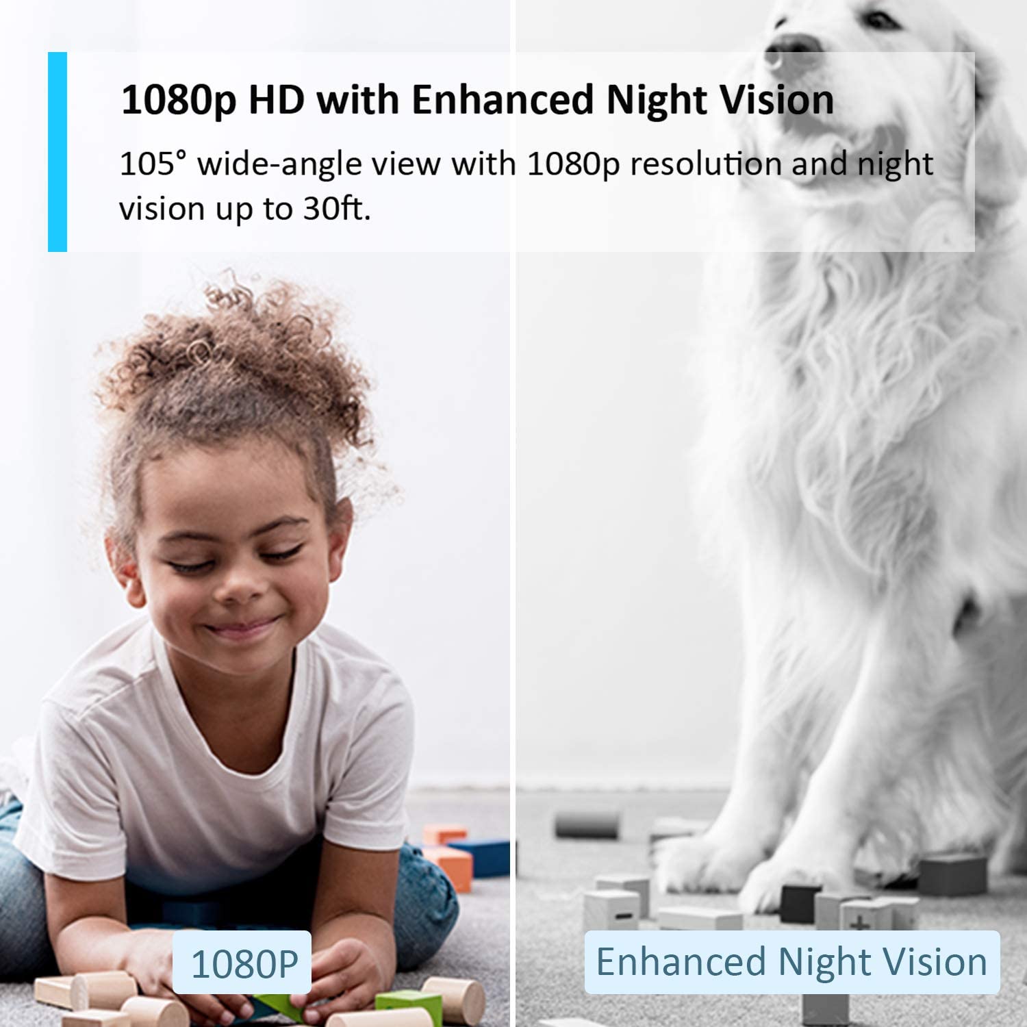 Tapo C110 Mini Indoor 3MP Wi-Fi Security Camera Twin Pack