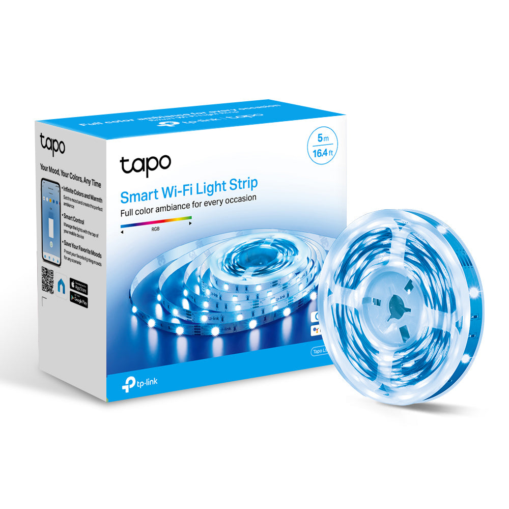 TP-Link Tapo Smart LED Light Strip 5 Meters, RGB Multicolour (Tapo L900-5)