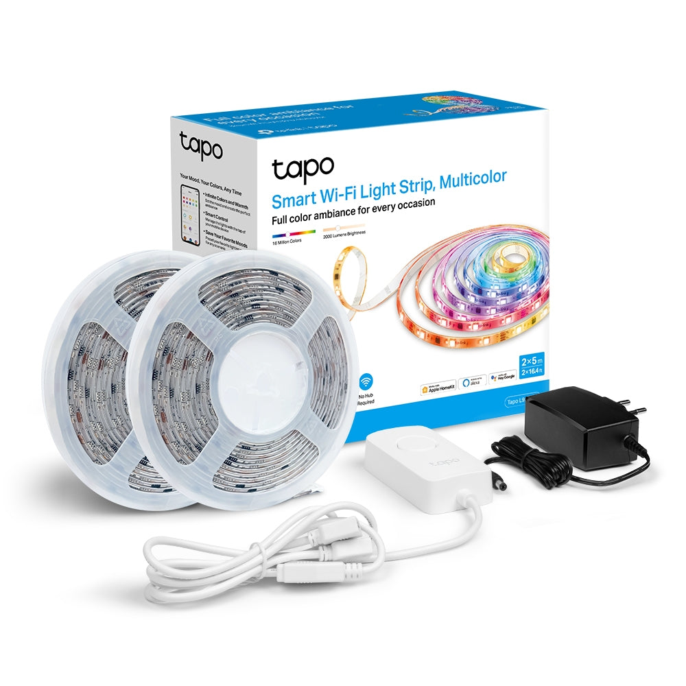 Smart Wi-Fi Multicolour Light Strip 2x5 Meters, Tapo L930-10