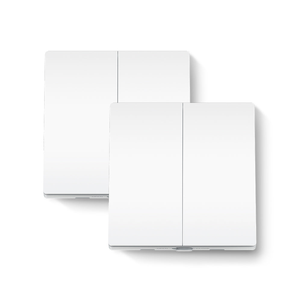 Tapo S220 Twin Pack Smart Light Switch, 2-Gang 1-Way