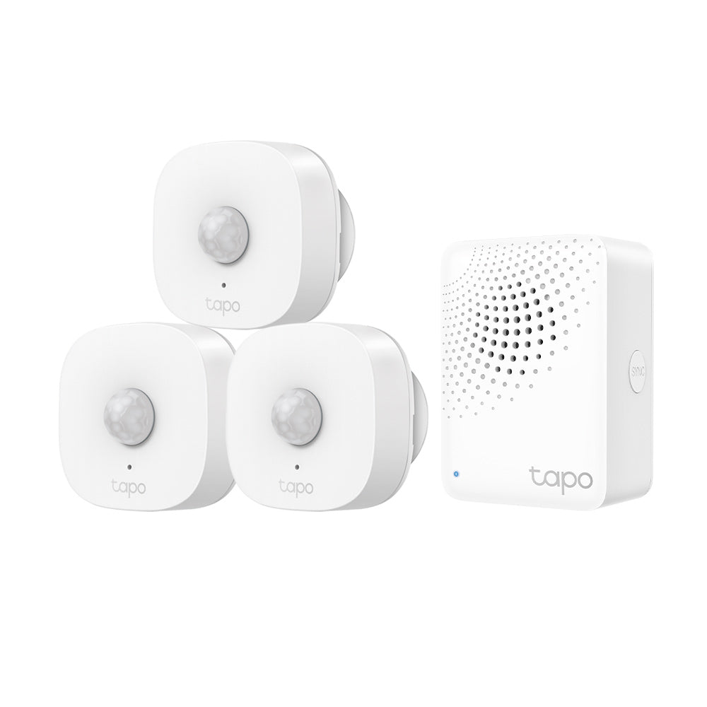Tapo T100 Triple Kit Smart Motion Sensor with Hub