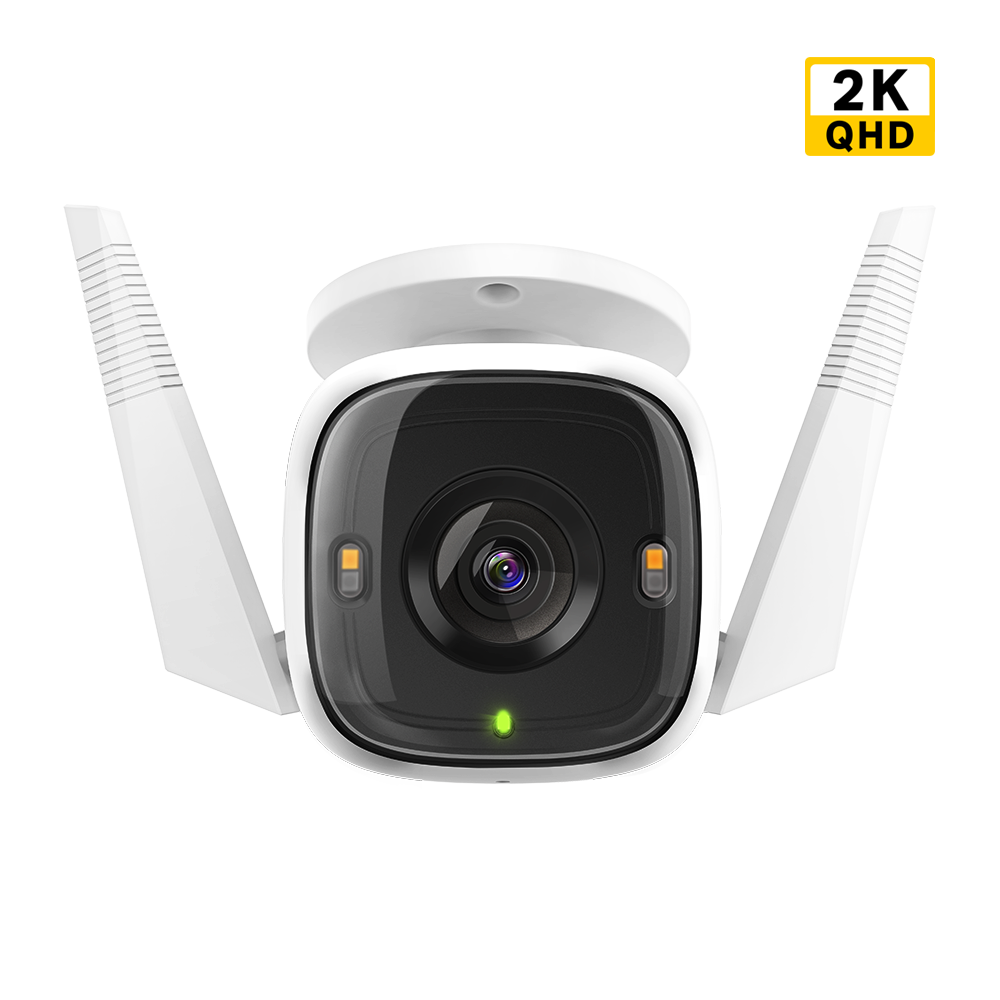 Tapo C320WS, Outdoor Smart Security Camera 2K, Starlight Night Vision, 2-way Audio
