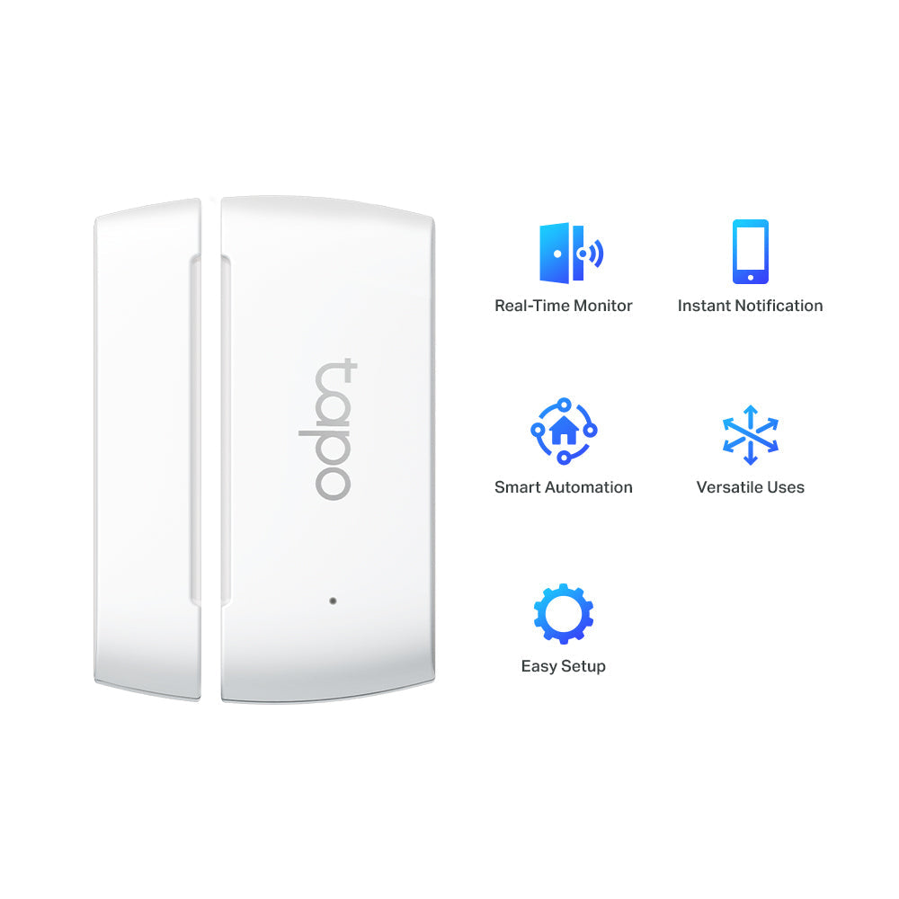 Smart Contact Sensor, Window/Door Safeguard, Tapo T110 Twin Pack
