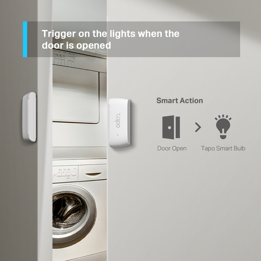 Tapo T110 Twin Pack Smart Contact Sensor Add-On, Window/Door Safeguard