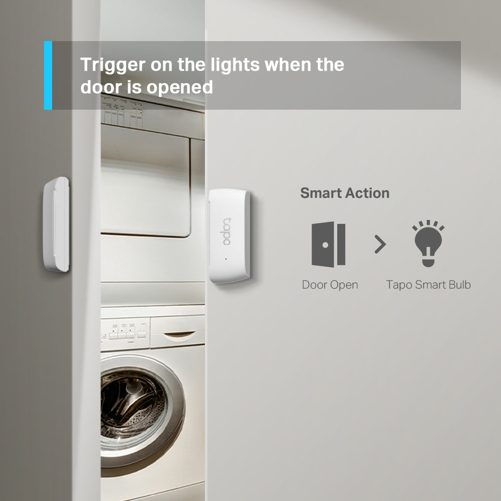 Smart Contact Sensor, Window/Door Safeguard, Tapo T110 Twin Pack