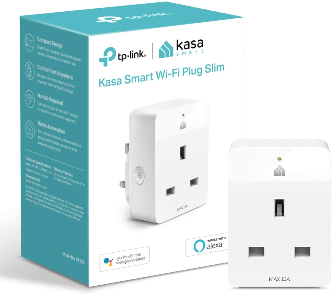 KP105 Kasa Mini Smart Plug(available in late March)